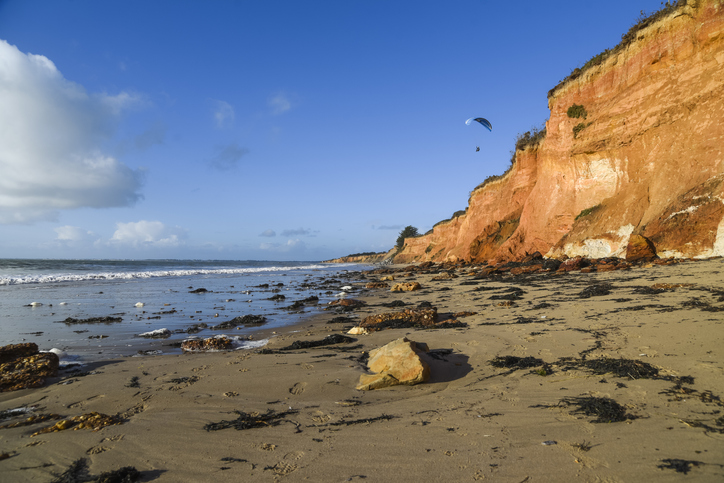Magnifique paysage marin, côte de France sur l'océan à Pénestin